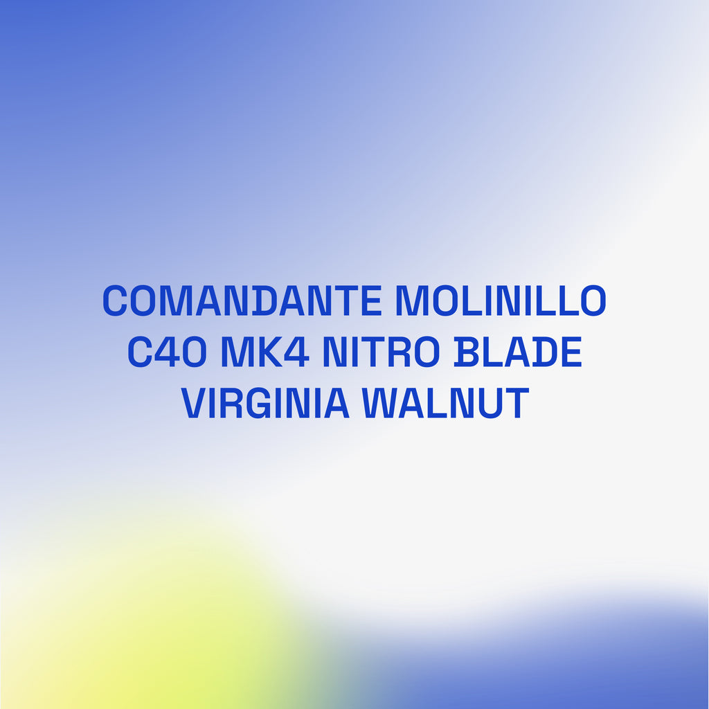 Comandante Molinillo C40 MK4 Nitro Blade Virginia Walnut
